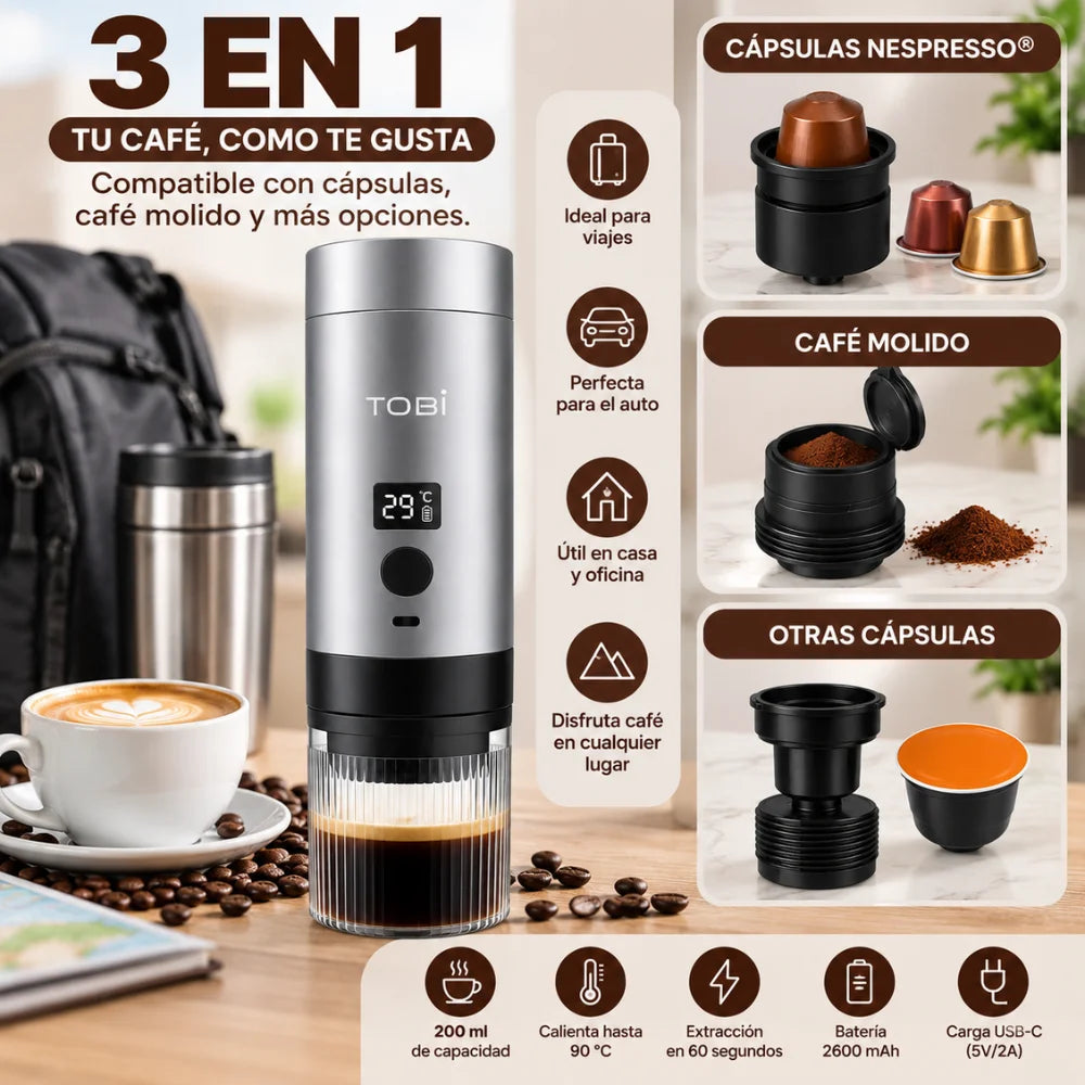 CAFETERA PORTATIL 3 EN 1