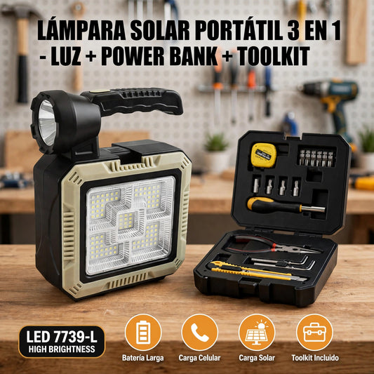 LINTERNA LED CON HERRAMIENTA