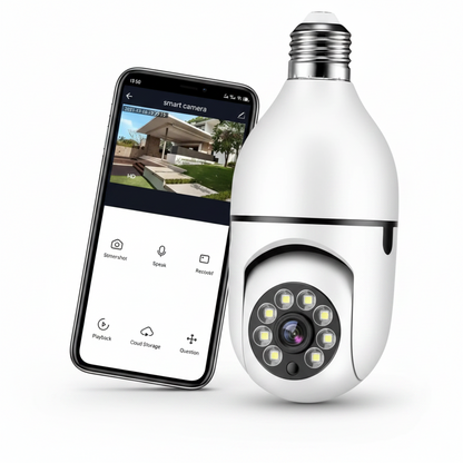 CAMARA DE SEGURIDAD BOMBILLO WIFI