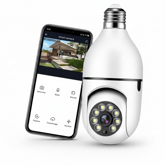CAMARA DE SEGURIDAD BOMBILLO WIFI