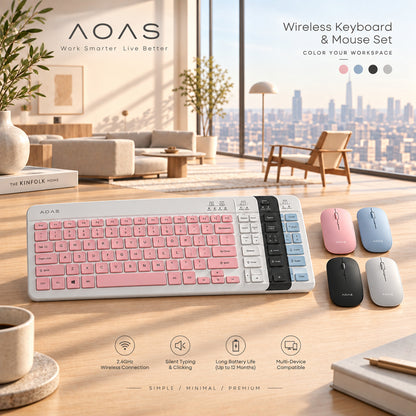 TECLADO MOUSE AOAS AS- 110
